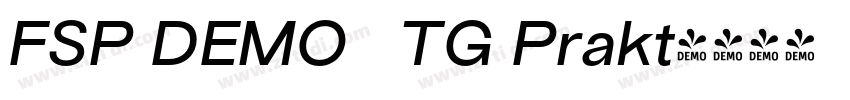 FSP DEMO   TG Prakt字体转换